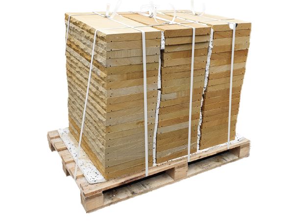 Sandstein Mauerabdeckung Bossiert